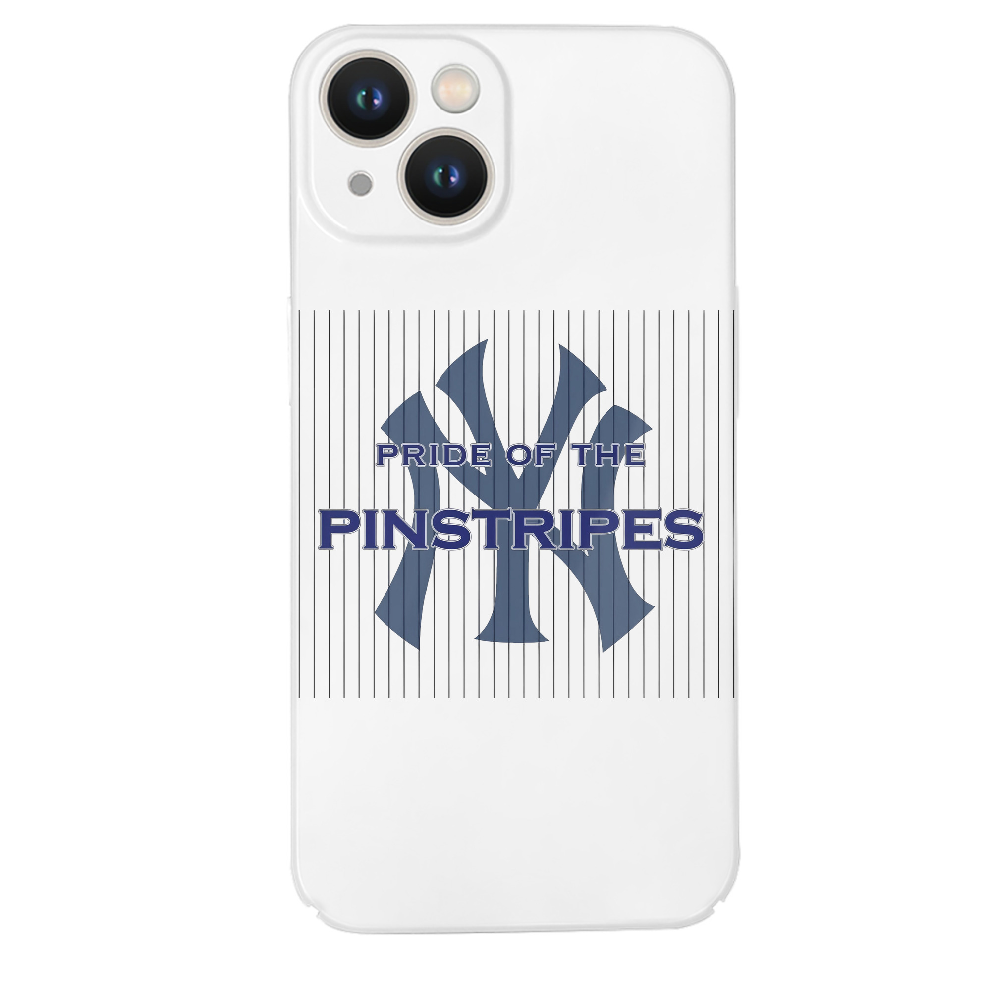 New York Yankees Pride of The Pinstripes IPhone 14 Series Full-Cover Hard Case – Shockproof With Raised Camera Protection – Precise Cutouts, Wireless Charging Compatible – Durable, Anti-Yellowing, Easy To Clean